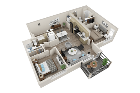 The Byway | Two Bedroom Horsetail Falls